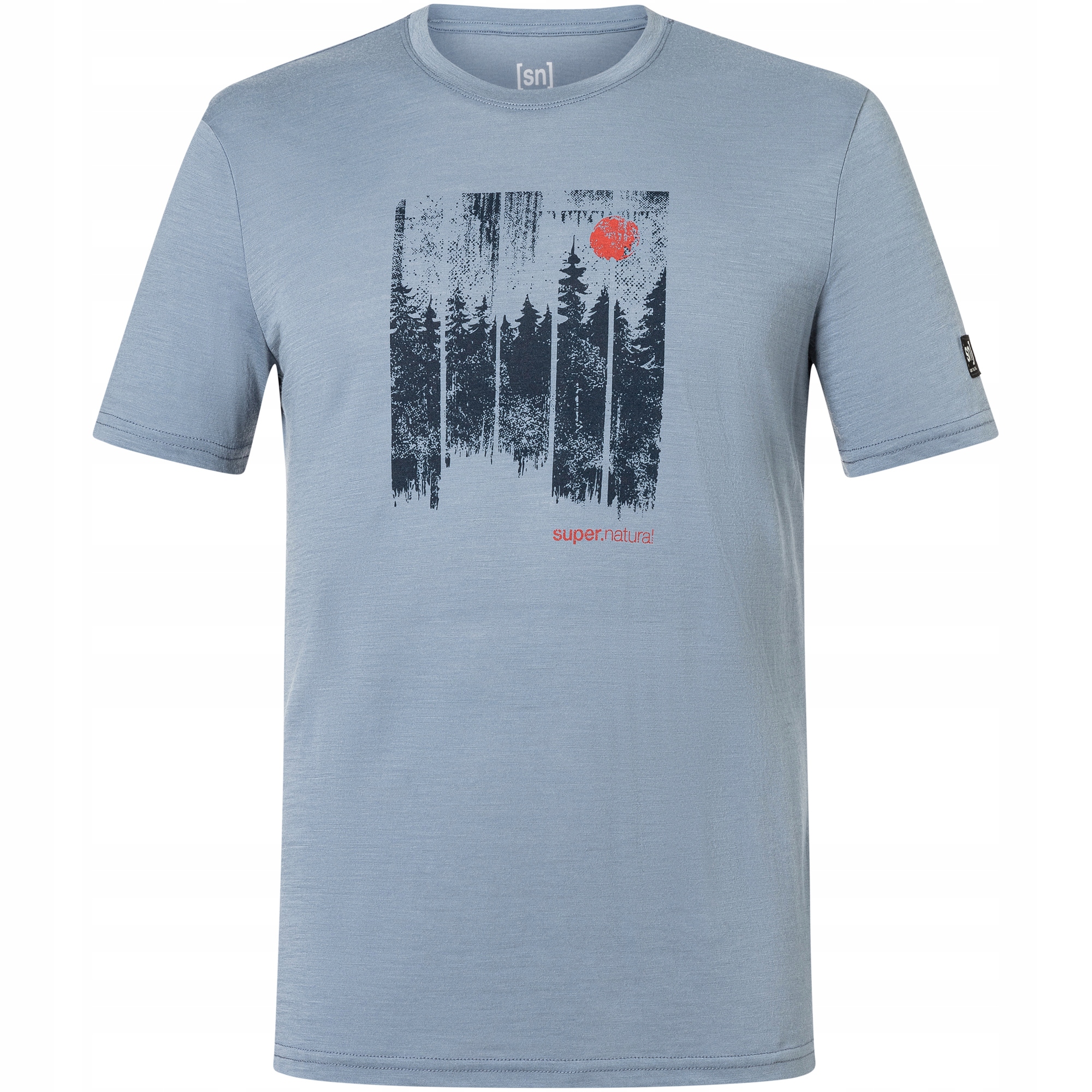 Koszulka męska t-shirt Super.natural M Wonder Wald Tee szara r. M
