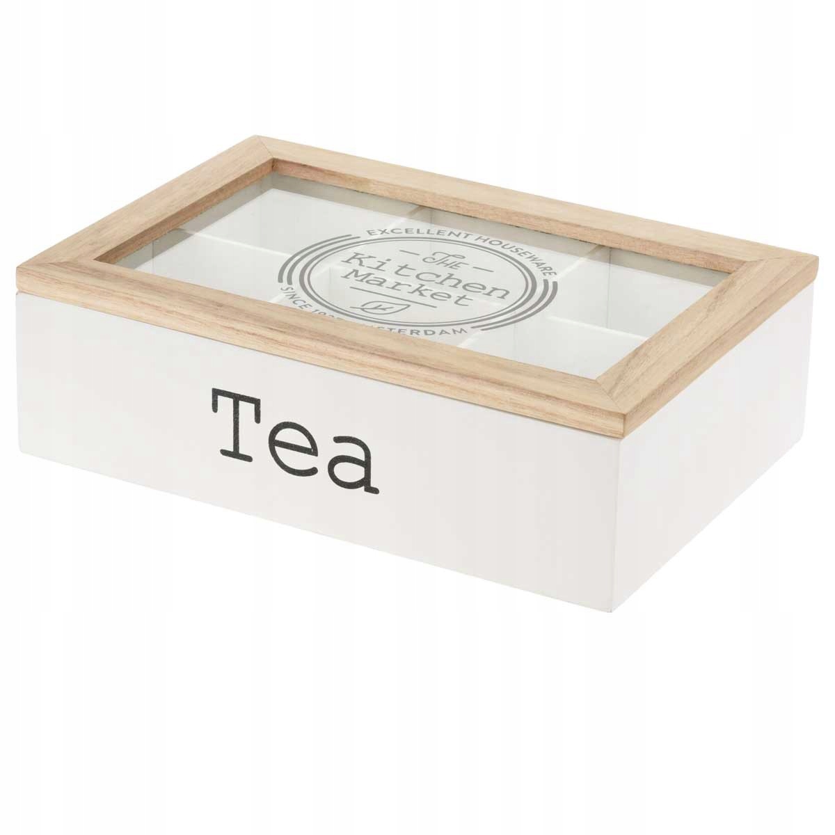 

Pudełko na Herbatę z Pokrywą Herbaciarka Tea Box