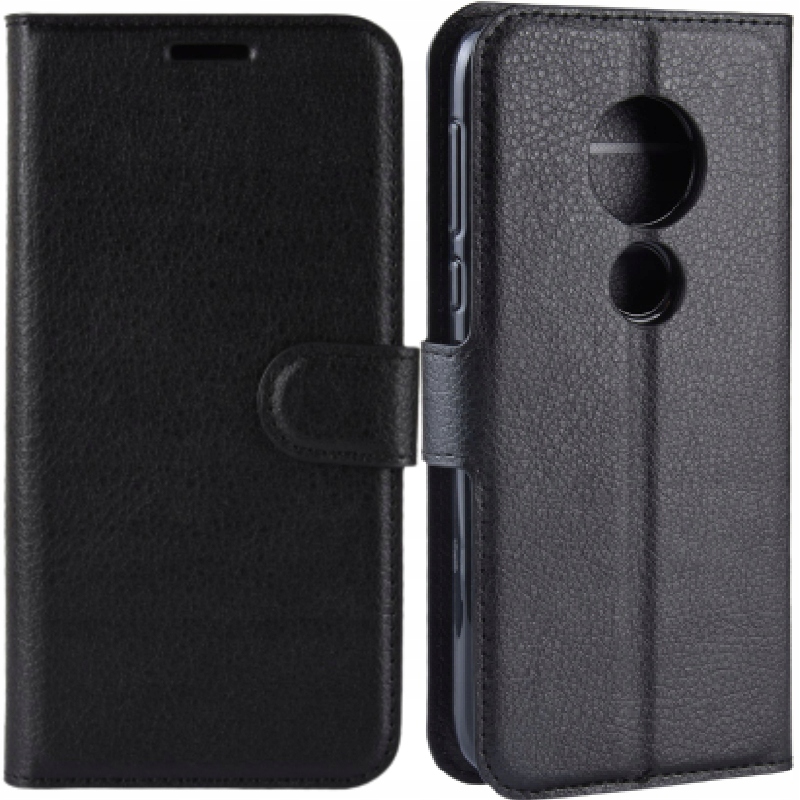 

Litchi Etui Skórzane Portfel Do Moto G7 Play