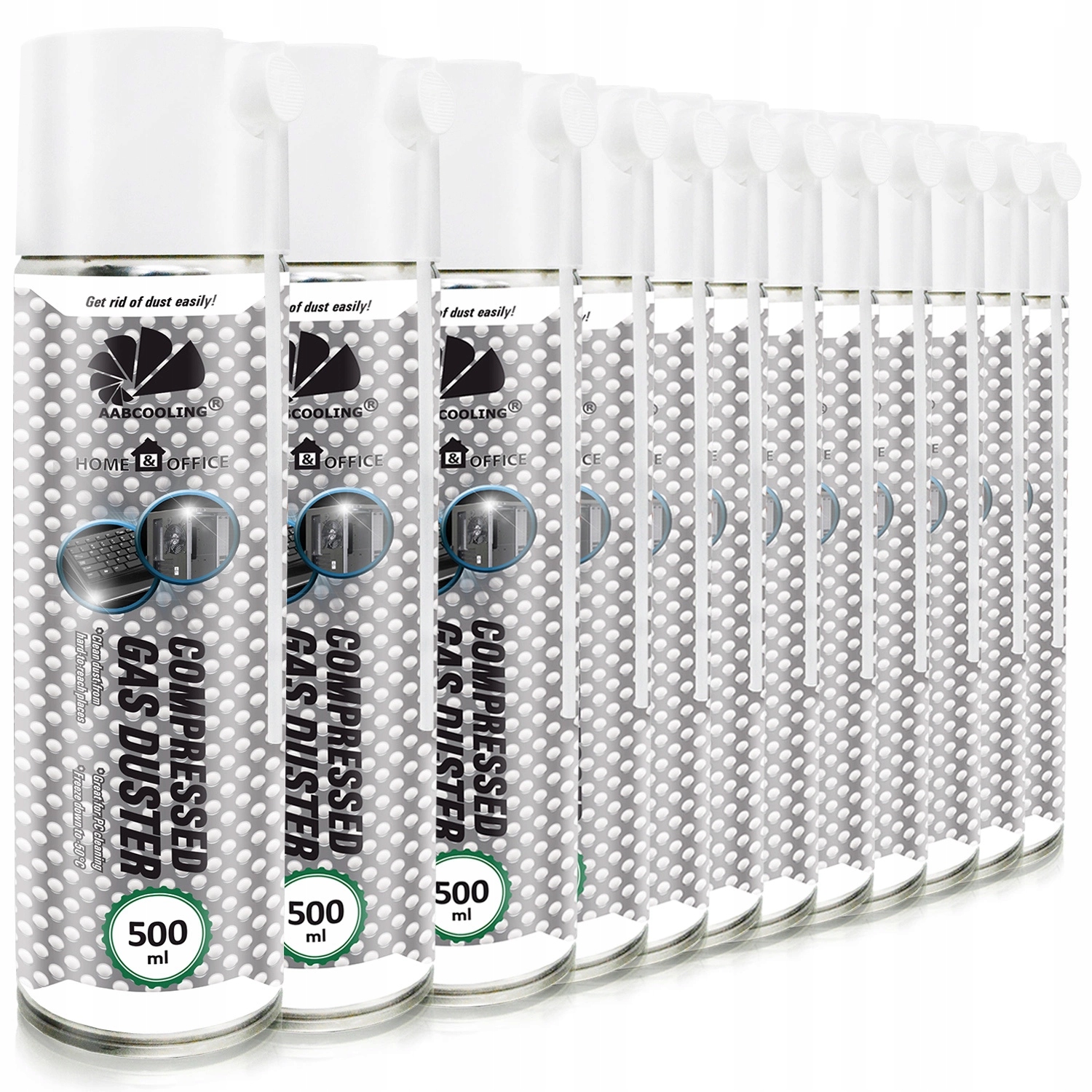 12x500 ml Air Vysávání-vyfukování Odstraňování Prachu Dílenský Sprej