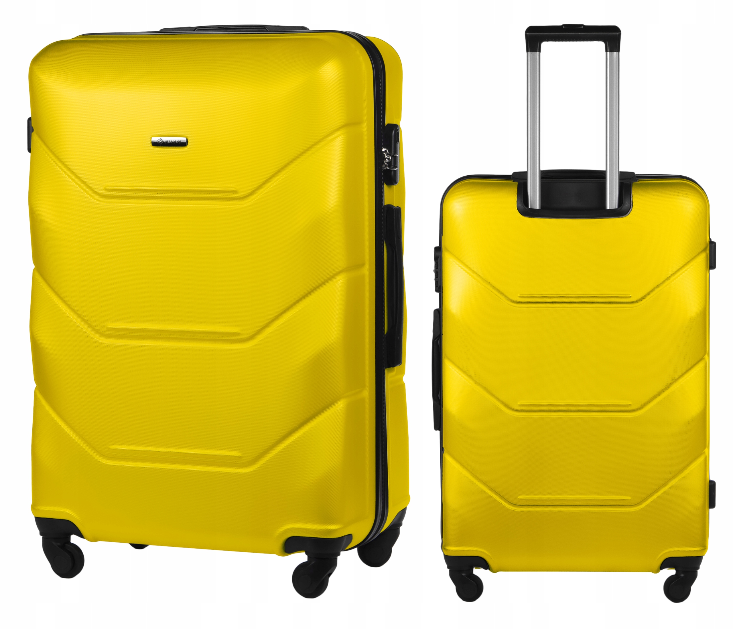 Velká Cestovní Taška Na Kolečkách Diamond Žlutá XL 28" A227 Abs