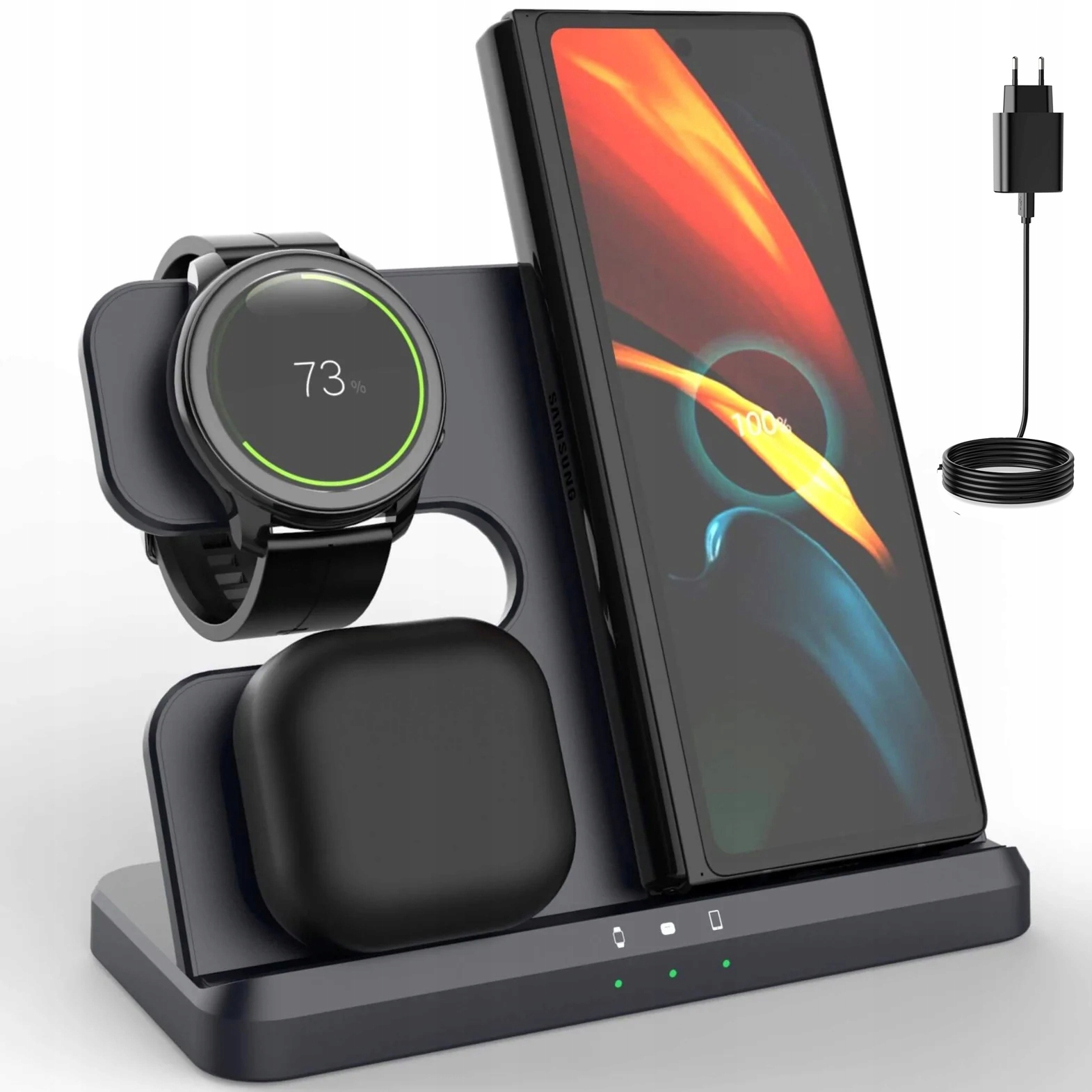 

Bezprzewodowa ładowarka Q10 3W1 Do Samsunga 18w