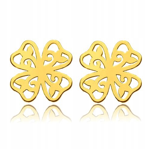 

Sztyfty kolczyki Gwiazd koniczynki ażur srebro 925