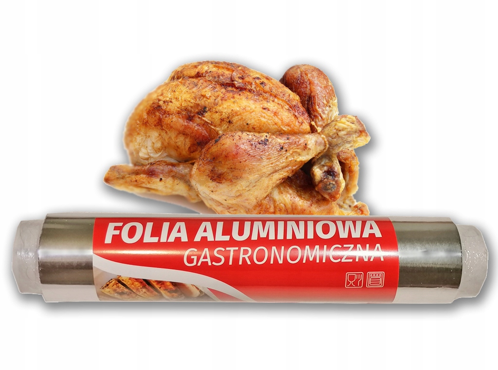 

Folia Aluminiowa Spożywcza 30cm/1Kg Gruba 14 Mik.