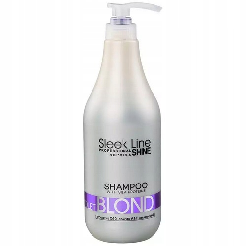 STAPIZ SLEEK LINE VIOLET SZAMPON NEUTRALIZUJĄCY DO WŁOSÓW BLOND 1000ML