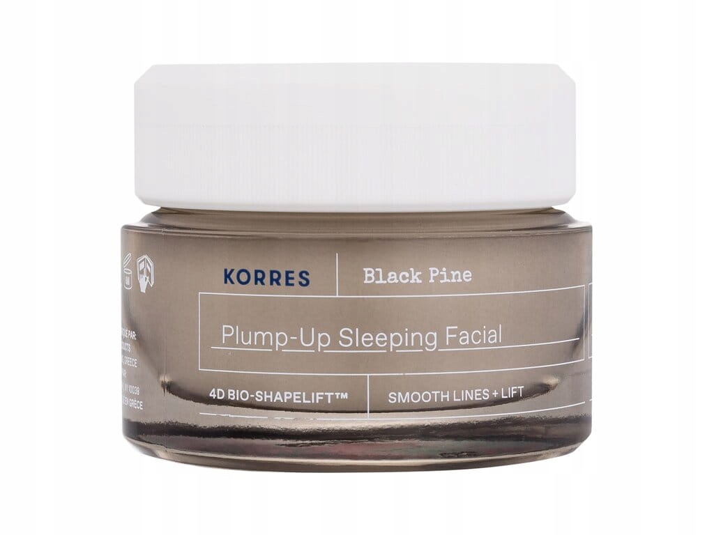 Korres Black Pine Plump-Up Sleeping Facial noční krém 40 ml