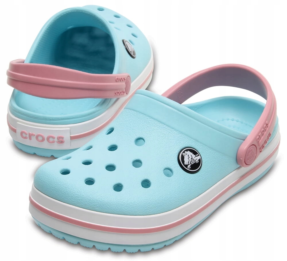 Crocs 207006-4S3 klapki, chodaki błękitne r J6 (38-39)
