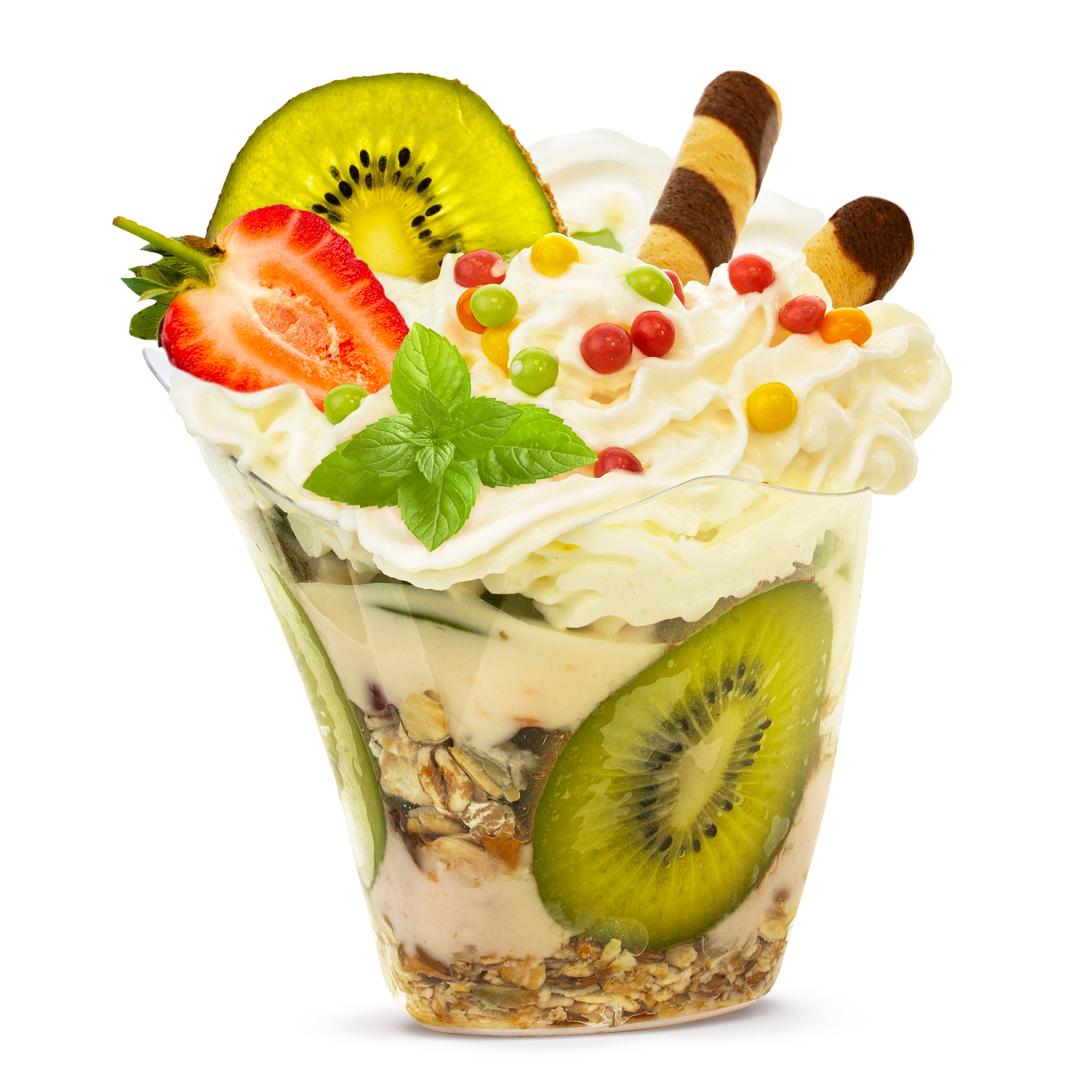 VÍCENÁSOBNÉ POHÁRE 186 ml 25 ks NA DEZERTY ORIGINÁLNE WAVE Kód výrobcu PAK2254