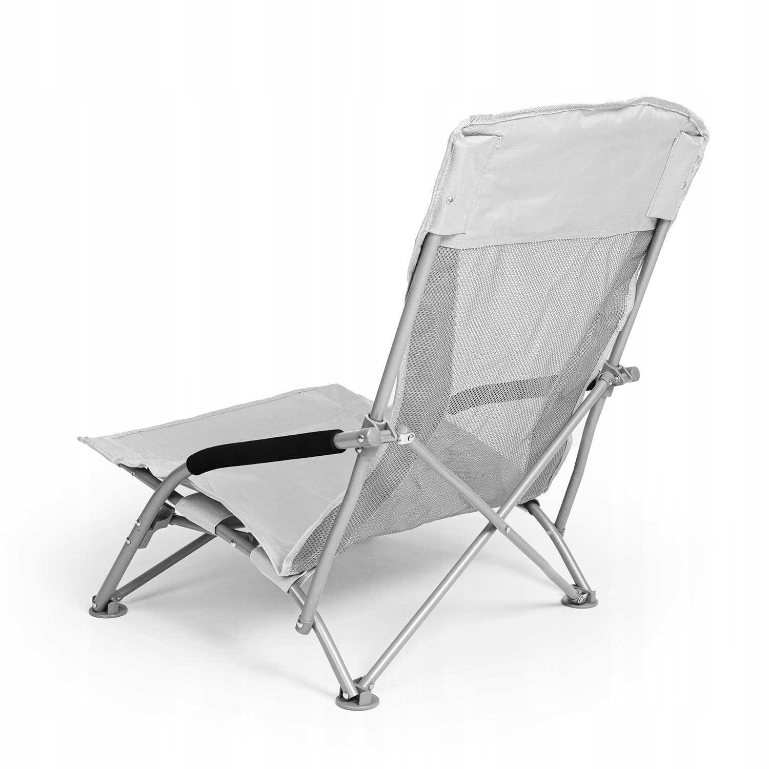 KRZESŁO TURYSTYCZNE SKŁADANE WĘDKARSKIE PLAŻOWE FOTEL OGRODOWY Z OPARCIEM Rodzaj z oparciem