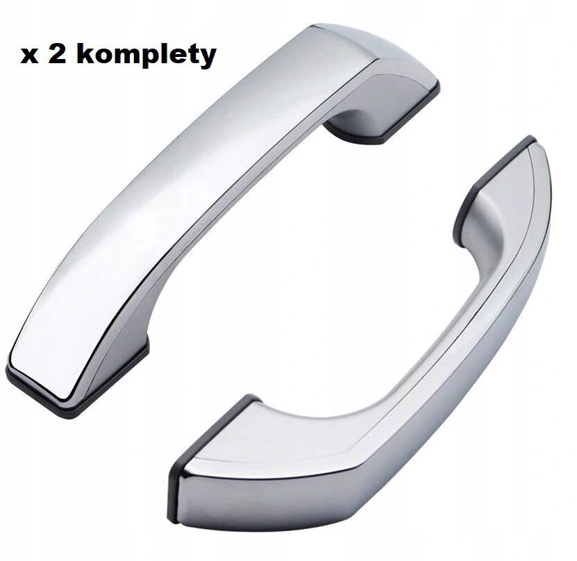 

2 Uchwyty klamki do drzwi kabin prysznic 17,5 cm