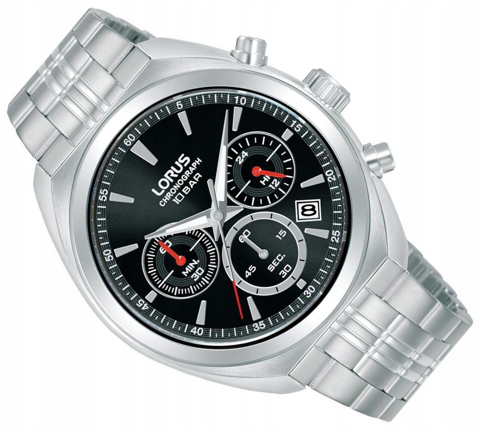 Pánské Vodotěsné Klasické Hodinky Lorus Chronograf RT383KX9 100M