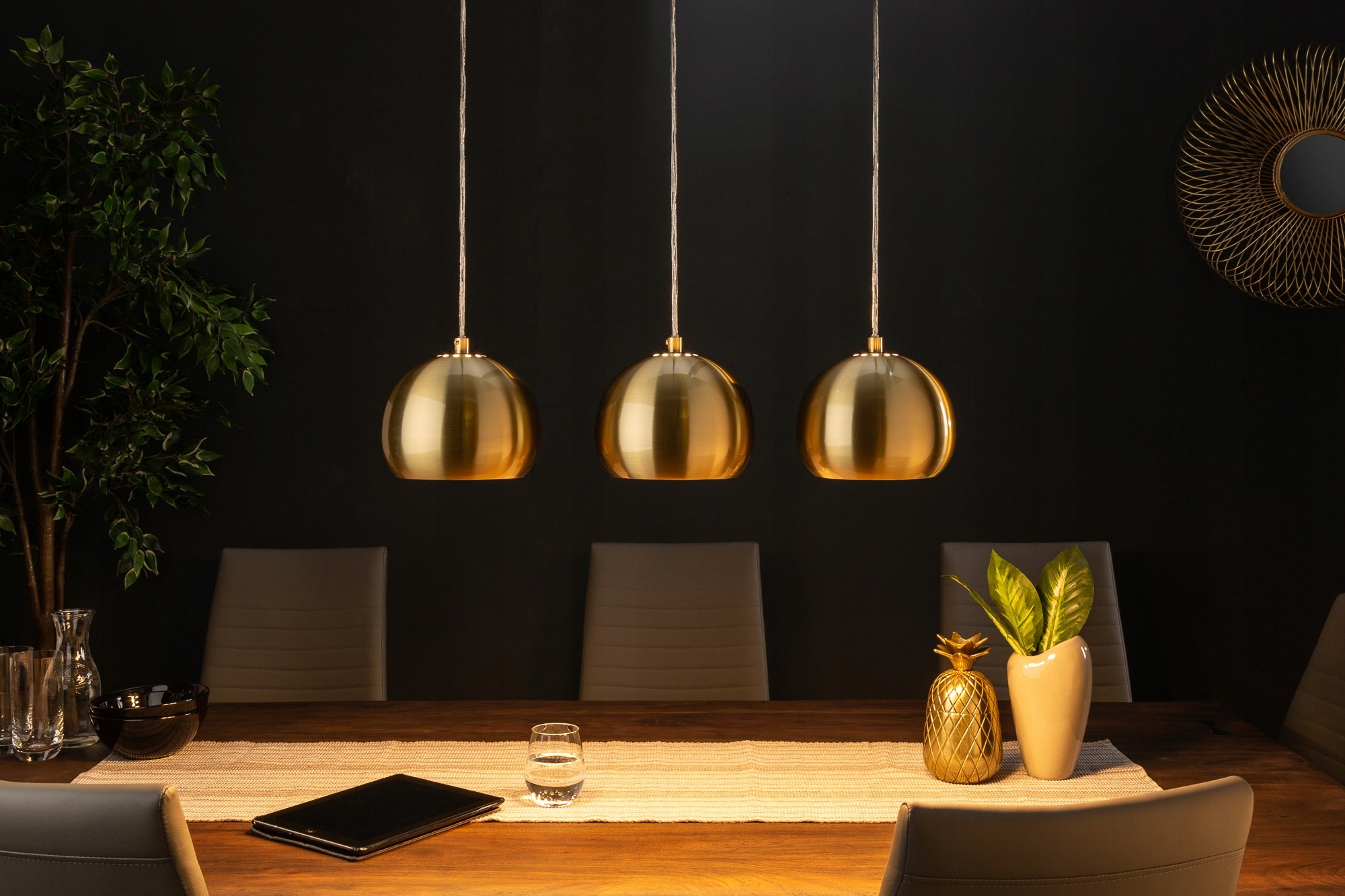 Lampa wisząca interior inteiror 3 -punkty światła E14