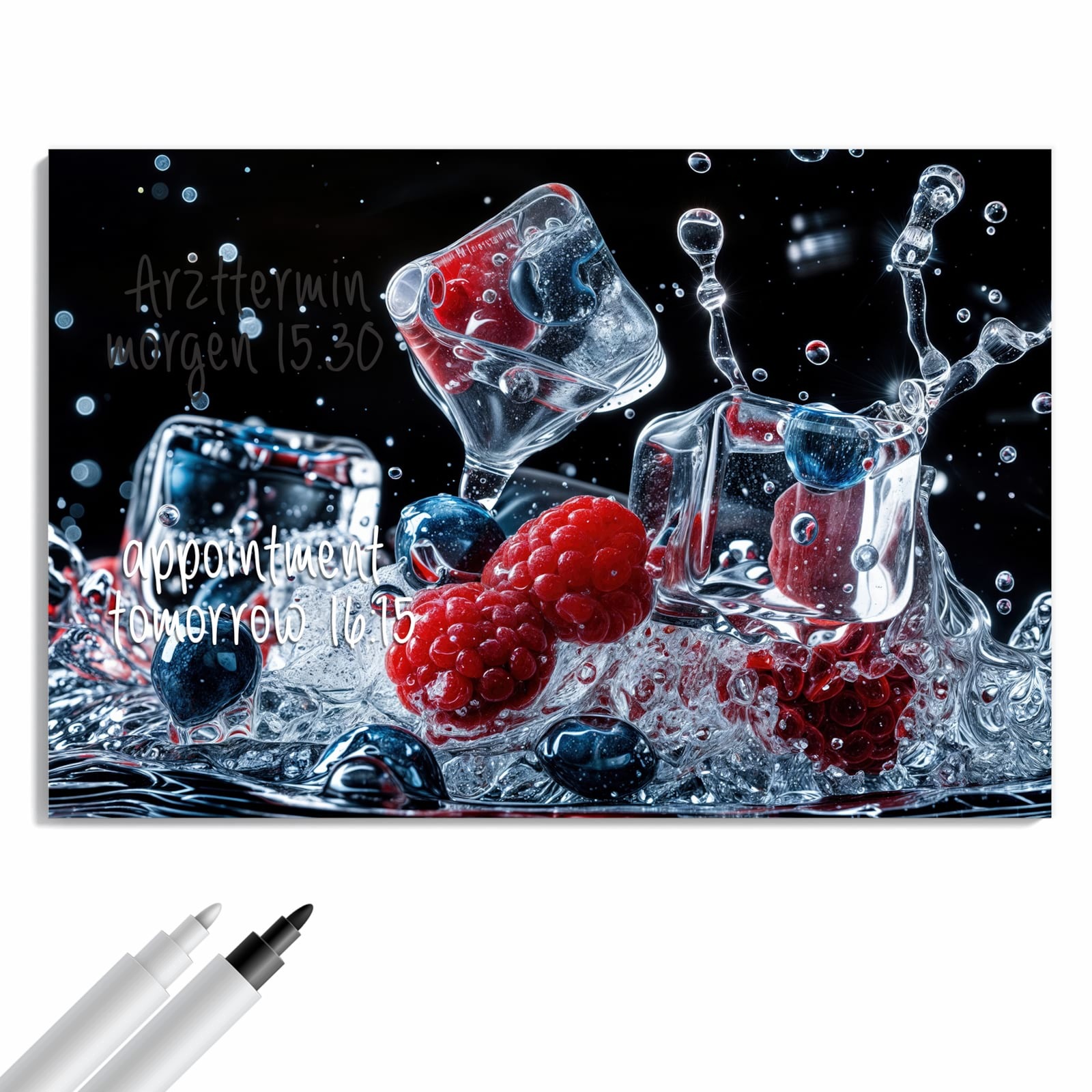 Magnetická tabule Bobule Kostky ledu 60 × 40 cm