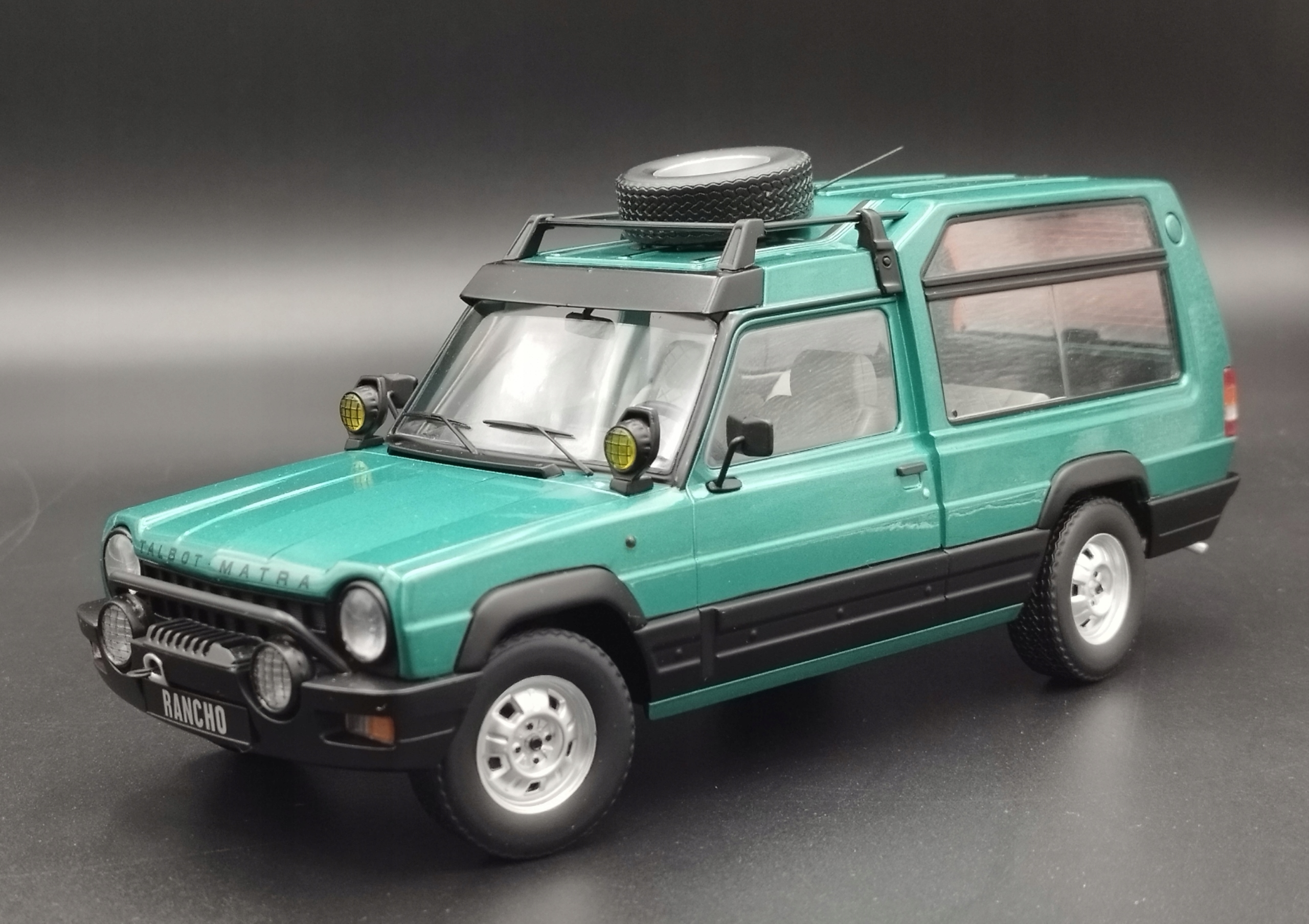1:18 KK -Scale 1979 Talbot Matra Rancho Green Metallic Model