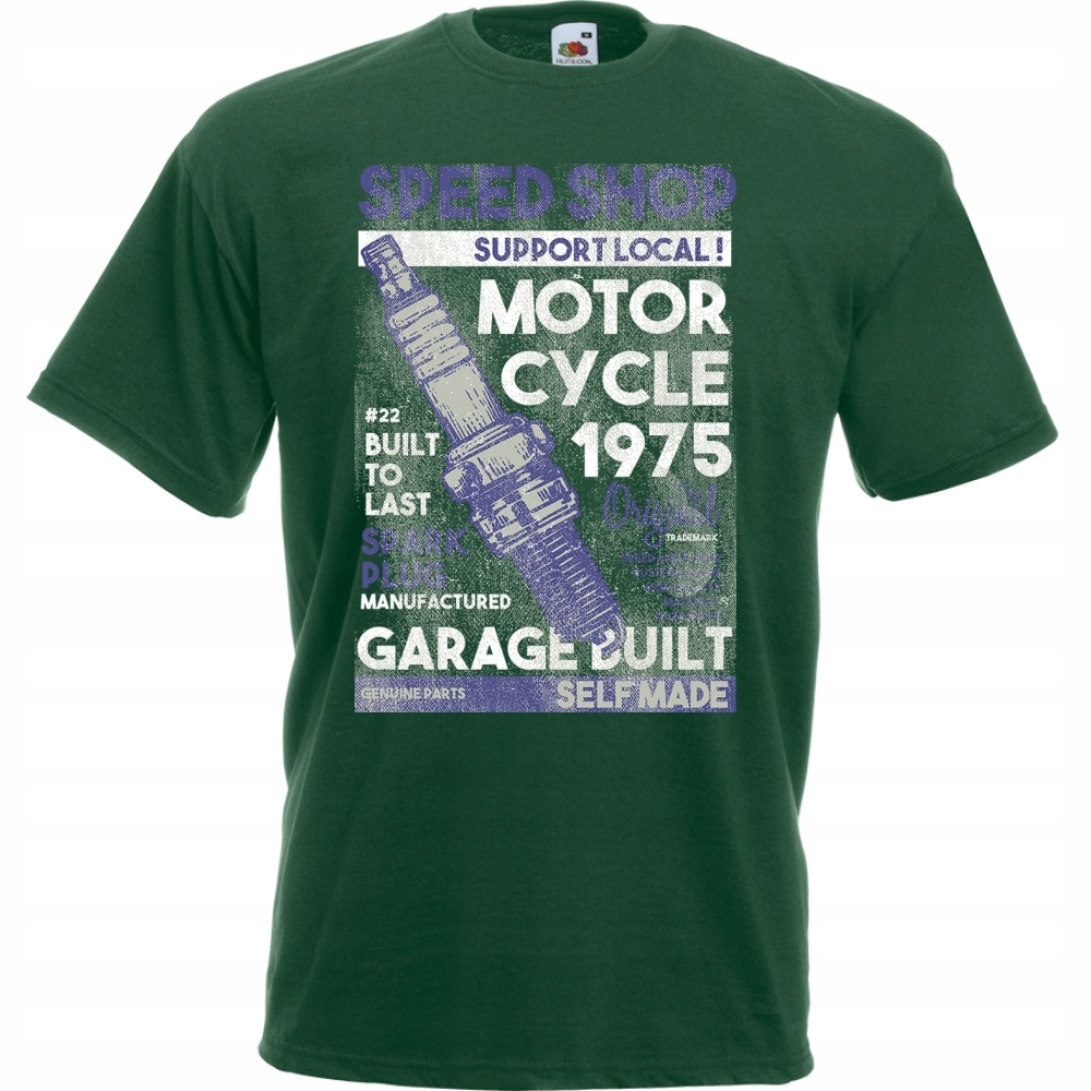 

Koszulka silnik motocykl motor speed XL butelkowa