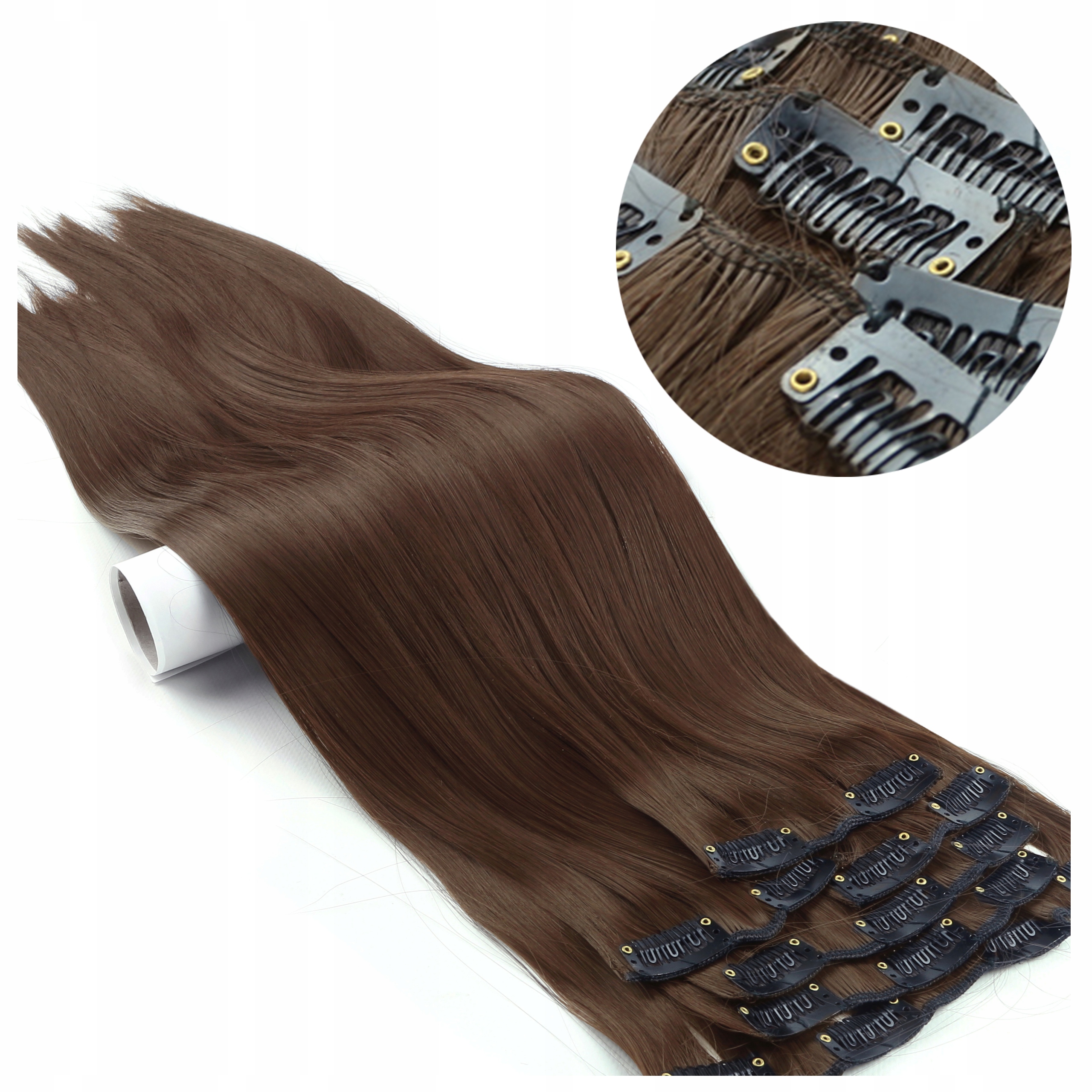 

Doczepiane Włosy clip-in Jak Naturalne 60cm 6 taśm