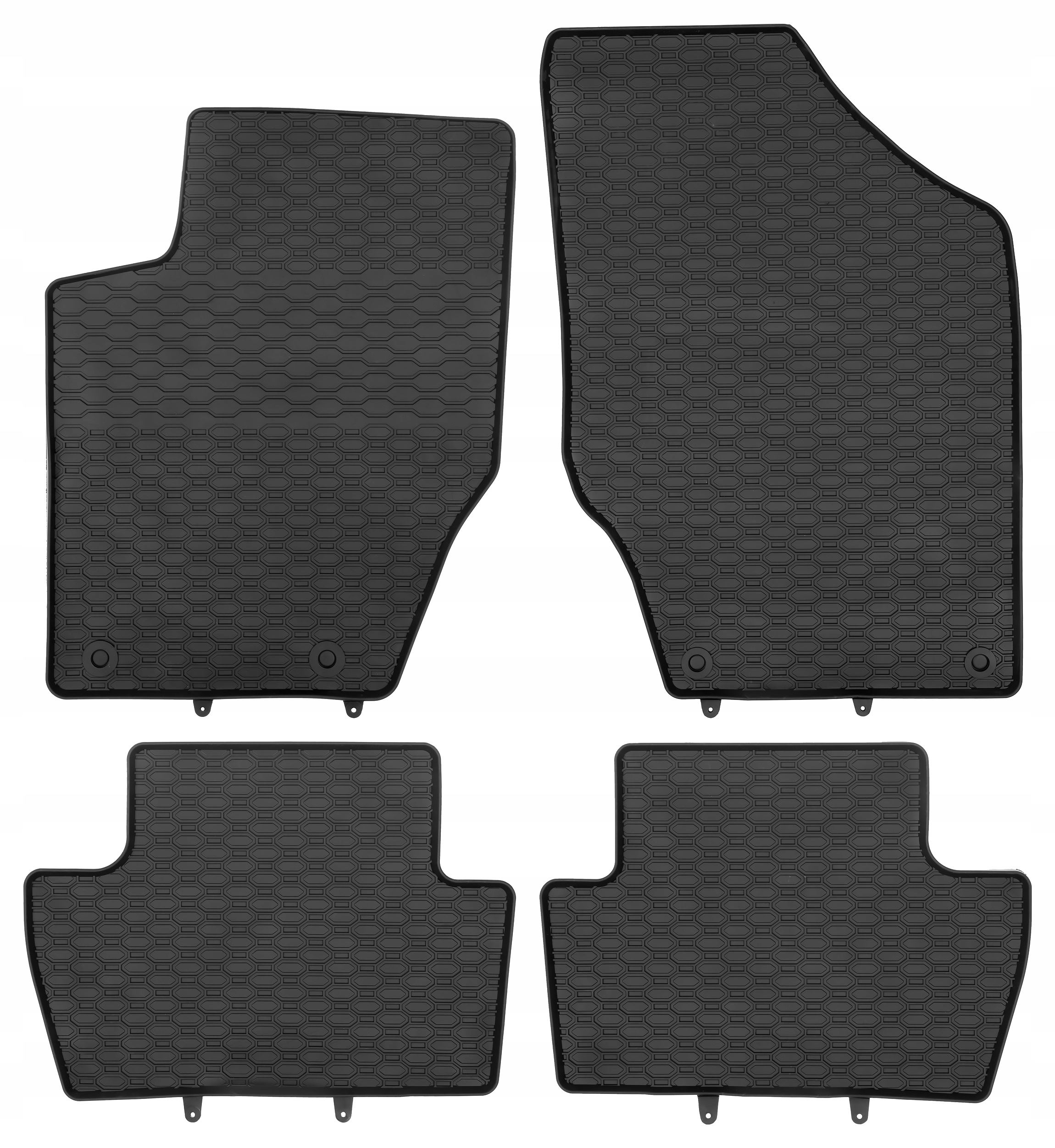 Koberečky Chodníky Gumové autokoberce pro Citroen C4 2001-2010