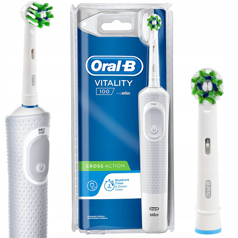 SZCZOTECZKA ELEKTRYCZNA DO ZĘBÓW ORAL-B VITALITY D100 CROSS ACTION