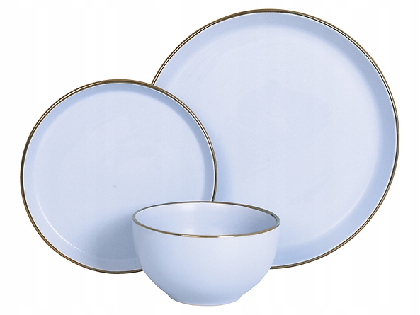 

Komplet obiadowy +miski porcelit serwis nowoczesny