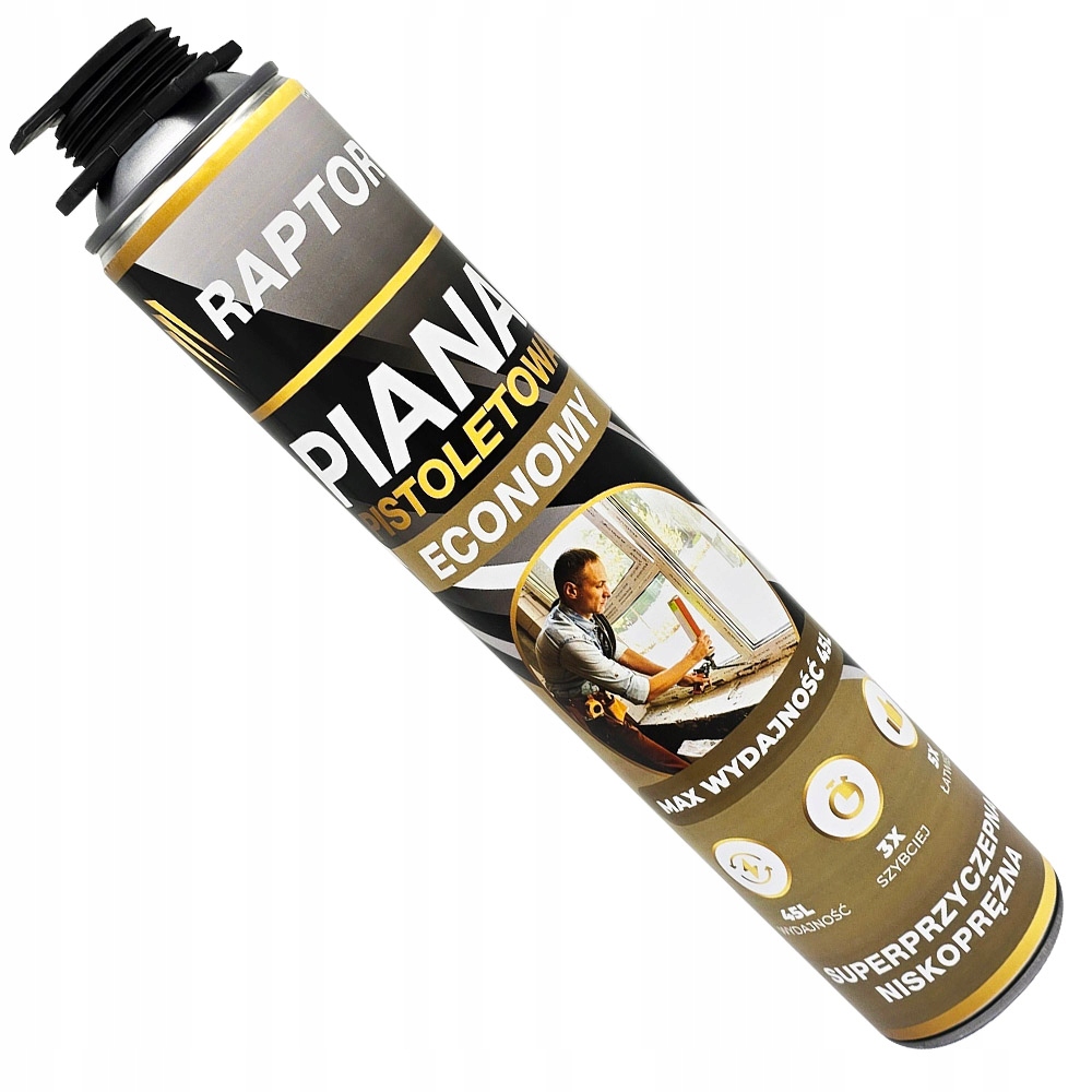 Piana montażowa RAPTOR ECONOMY 750 ml