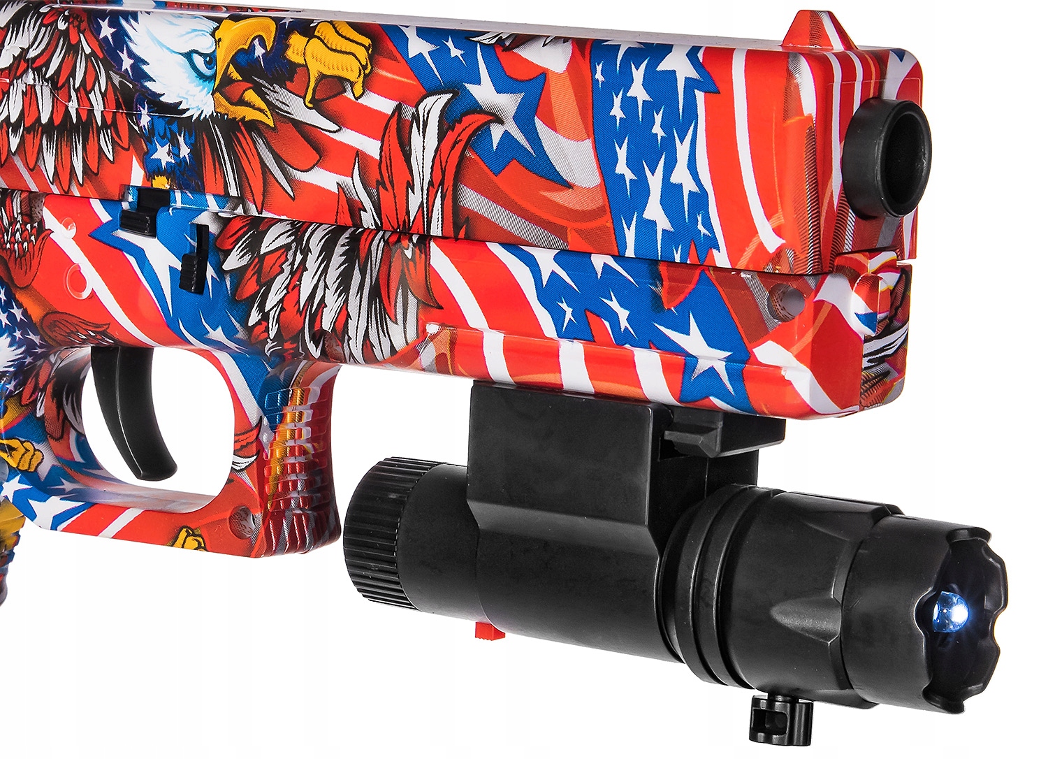 GLOCK JM-X2 PISTOLET KULKI ŻELOWE BLASTER LATARKA Marka inna