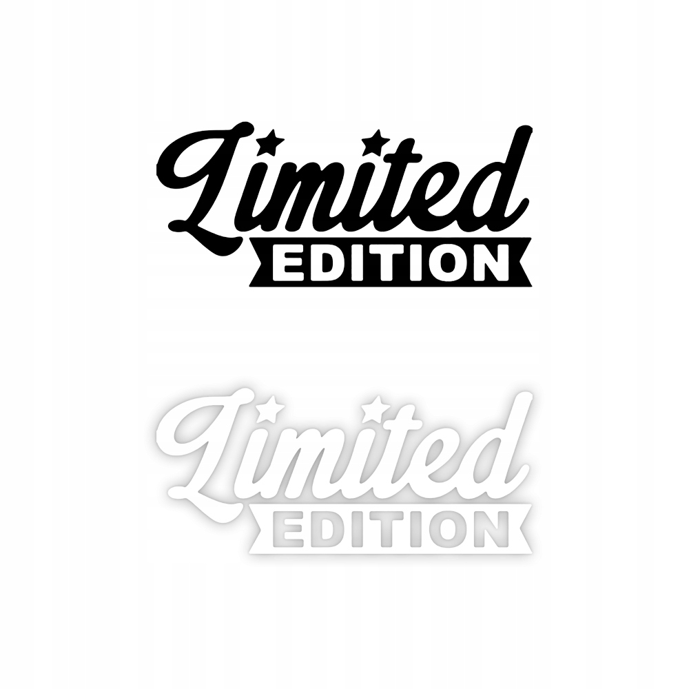 

Naklejka Limited Edition na samochód na auto Kolor