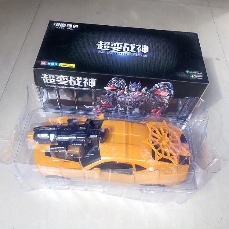 Robot samochód, Auto robot 2w1 żólty 42 cm Stan opakowania oryginalne