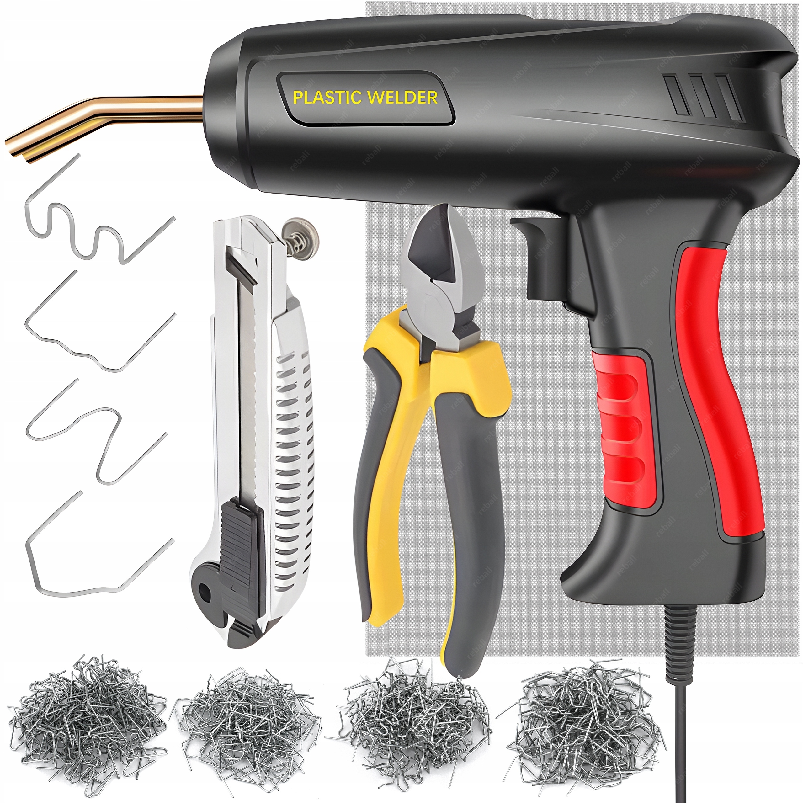Svářečka Sešívačka Svářečka Plastů H200 200W Sponky Nůžky Bonus