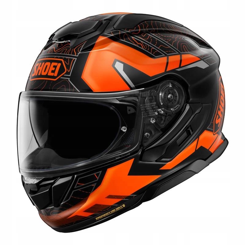 Motocyklová prilba Shoei Gt-air 3 Hike TC-8 čierna oranžová Darčeky
