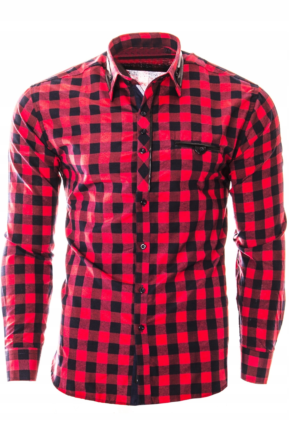 L - KOSZULA MĘSKA ELEGANCKA 19-605A