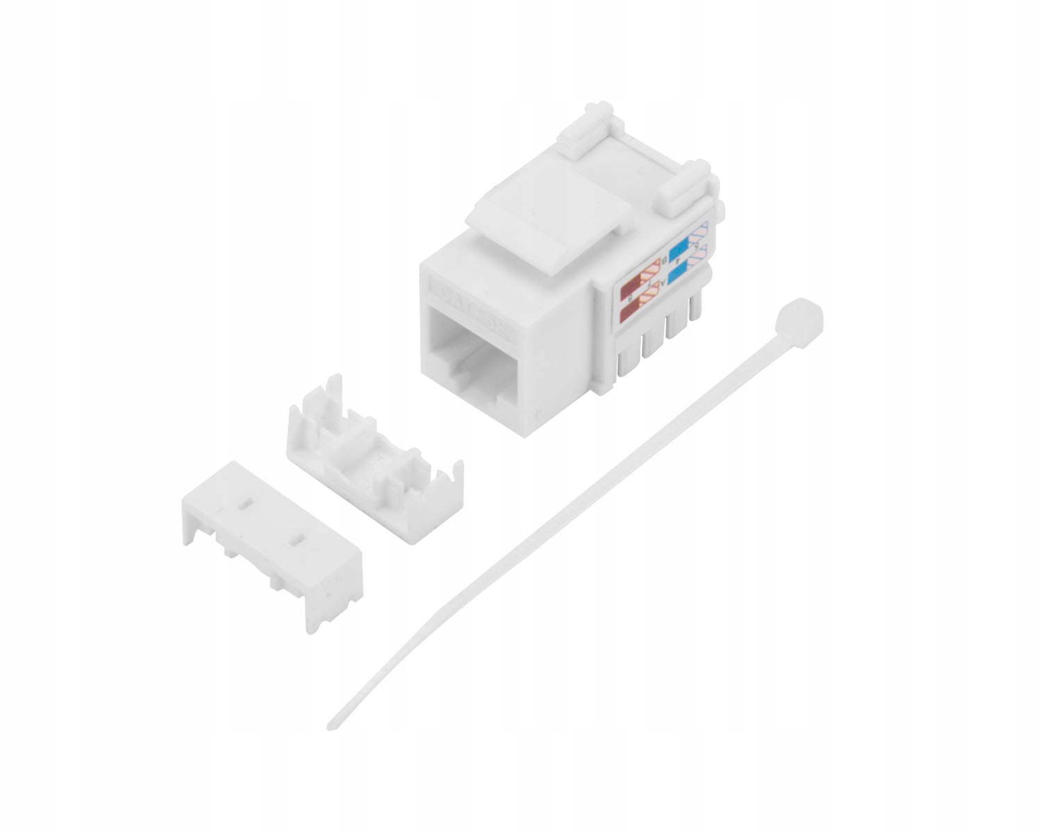 

Gniazdo keyston KAT.5E Utp RJ45 90 Stopni Slim