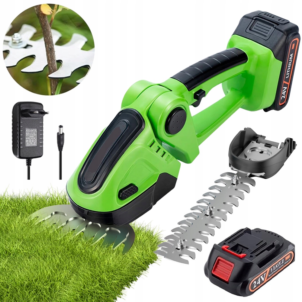 Akumulátorové Nůžky Na Živý Plot Pro Keře Akumulátor, Sada 1500 mAh