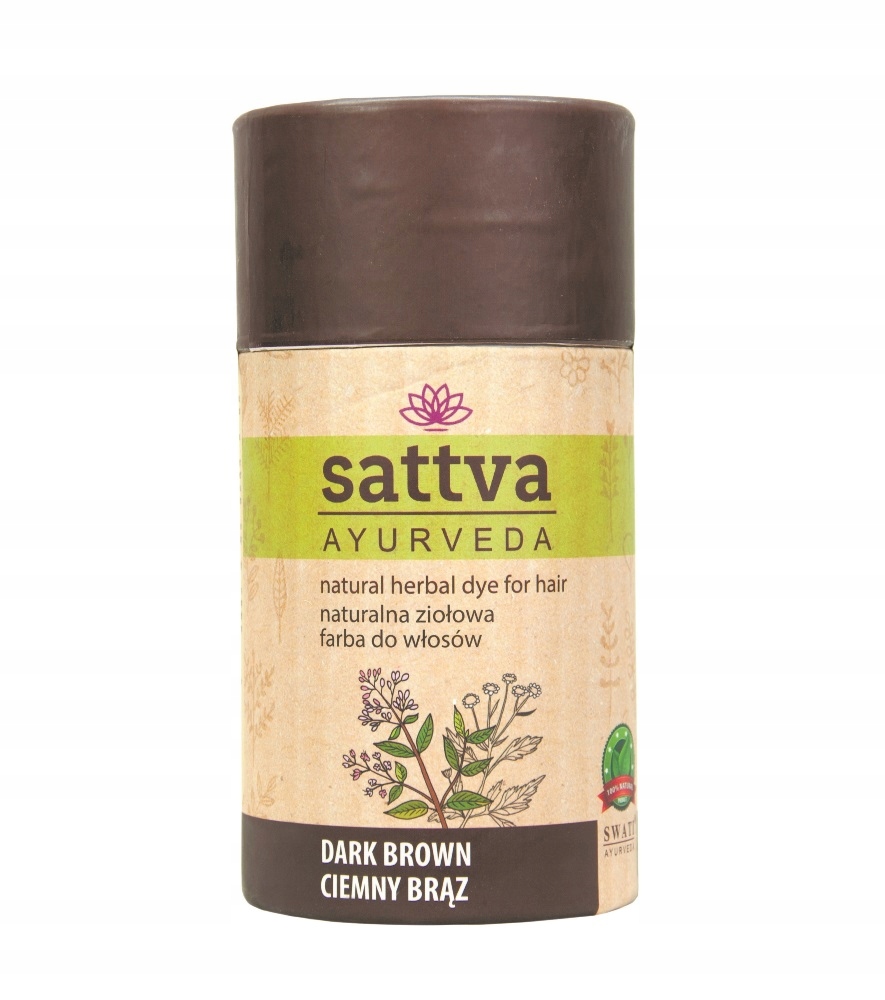 

Henna Ciemny Brąz 150 g Sattva