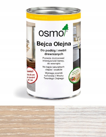 

Osmo 3501 Bejca Olejna do podłóg,mebli 125ml Biały