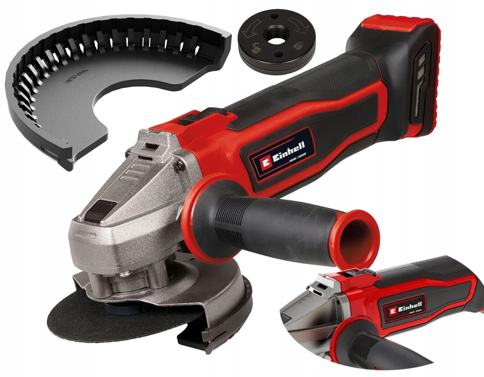 Einhell Aku Úhlová Bruska Te-ag 18/115 Q Solo Quick Fix 18V