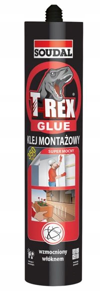 

Klej montażowy uniwersaln Soudal mocny T-rex