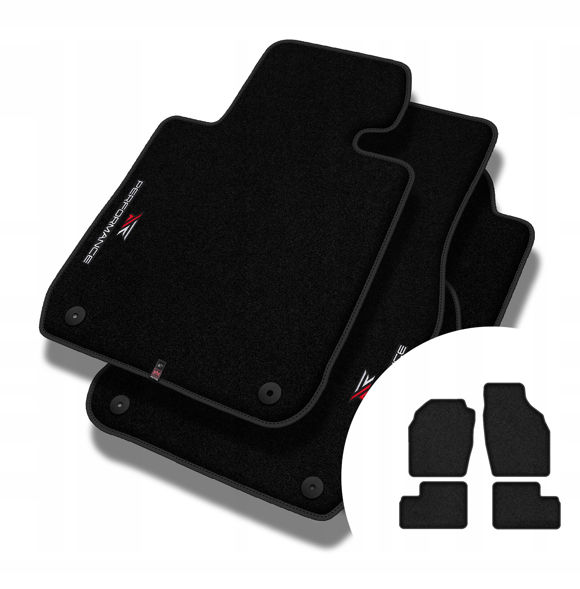 Velurové koberce Performance Premium pro Opel Agila A 2002-2008
