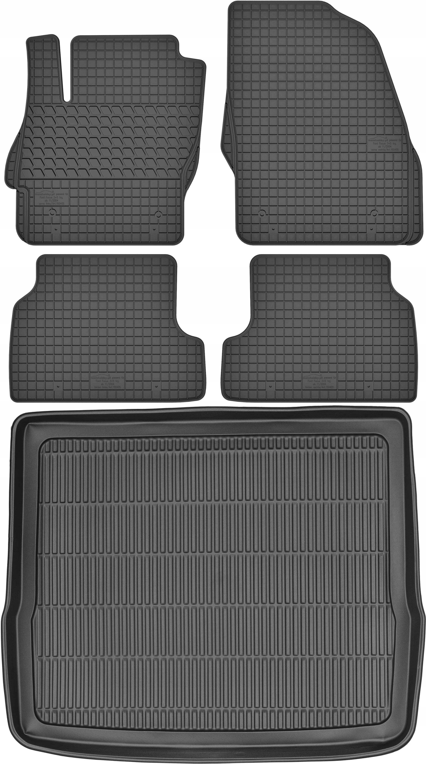 Ford Focus II Kombi 04-11 Gumové rohože rohož