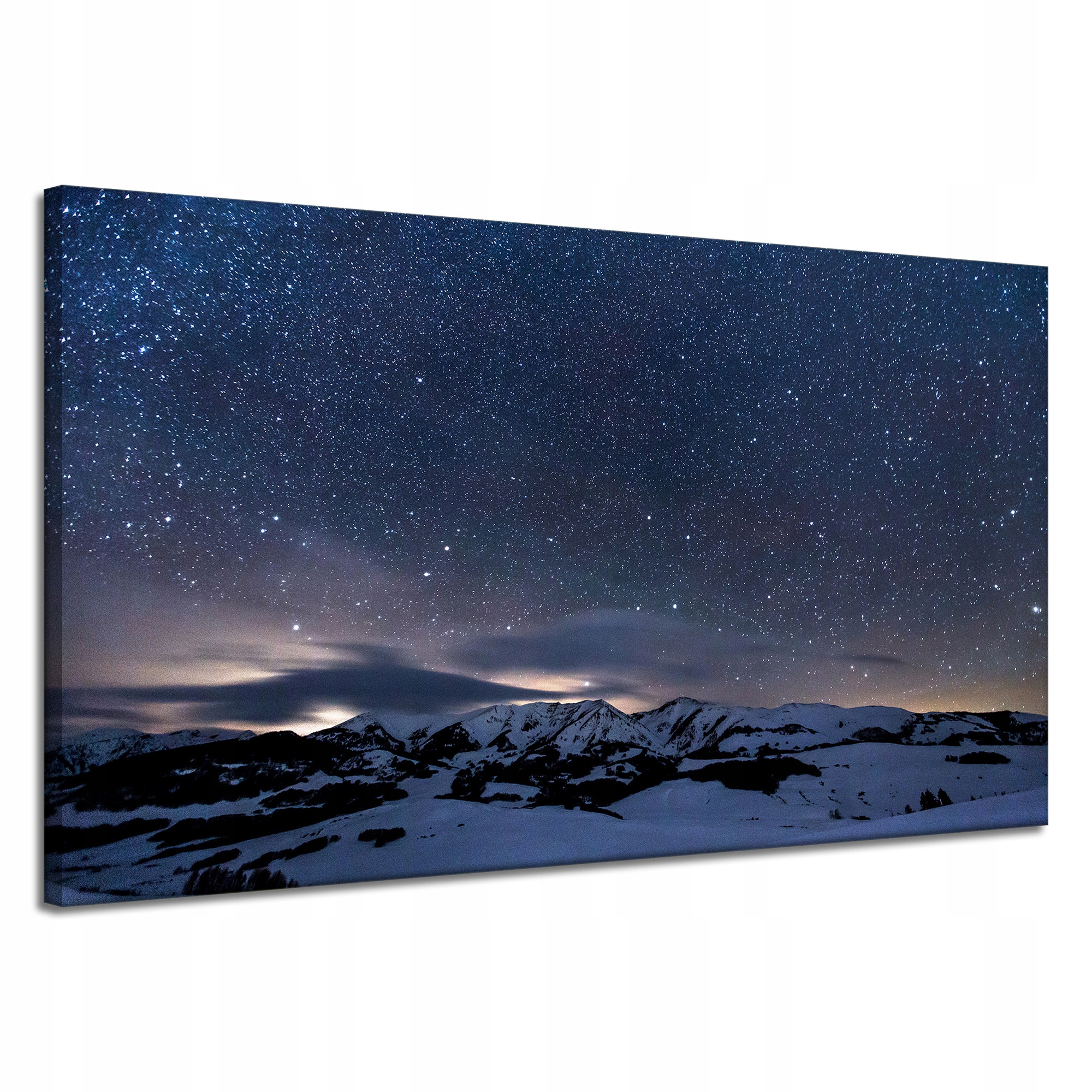 Obraz na plátně Vesmír Příroda Hory ve Sněhu Příroda Astronomie 120x70
