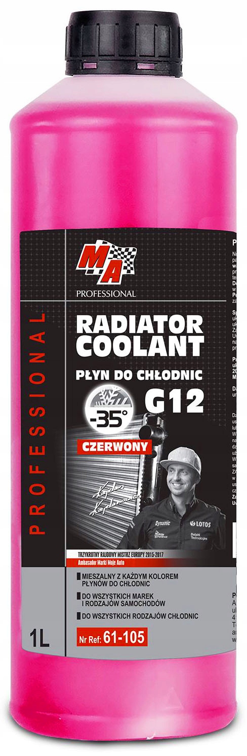

Moje Auto Płyn Do Chłodnic G12 Czerwony 1L