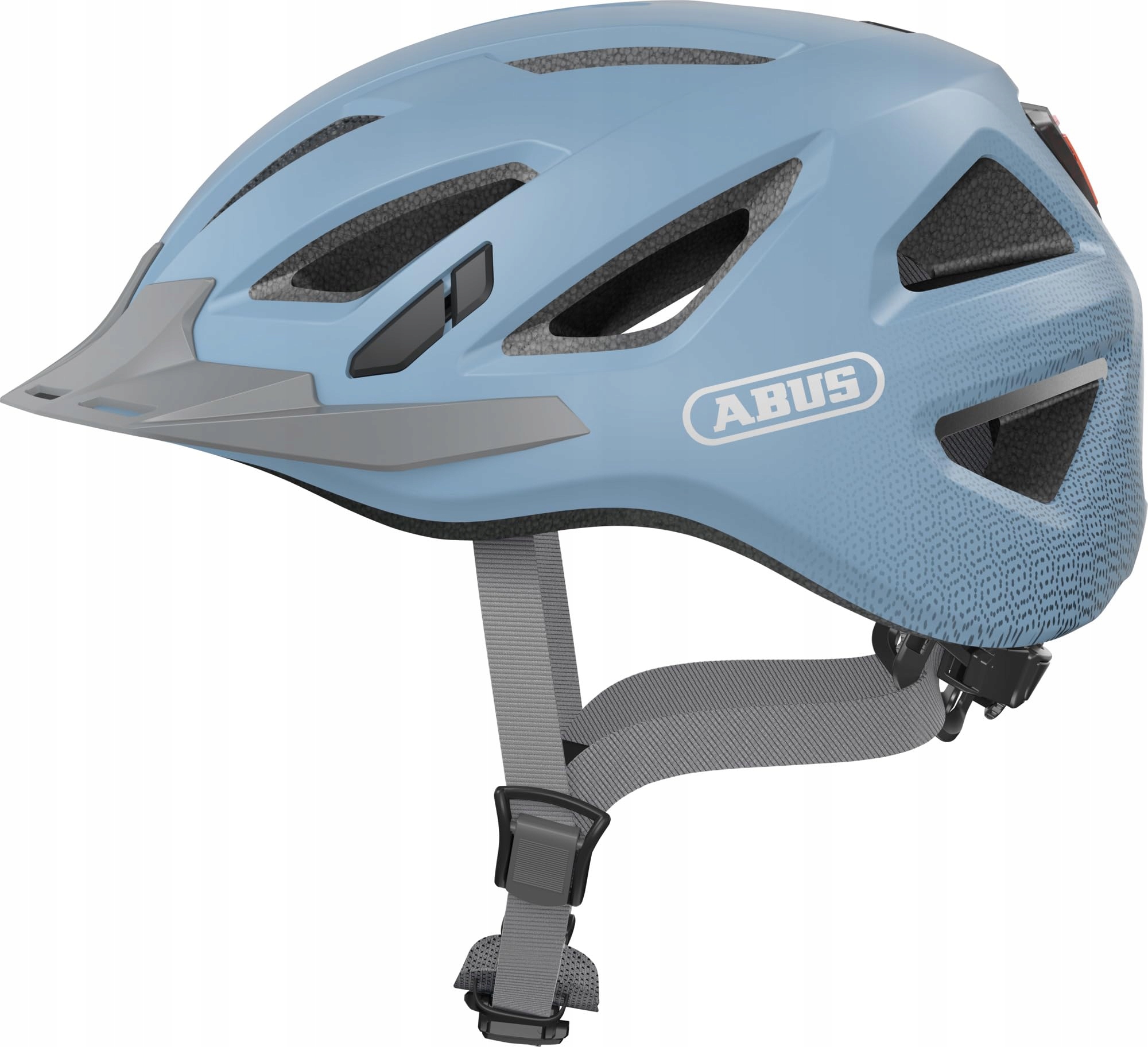 Kask rowerowy miejski Abus Urban-I 3.0 Led M 52-58 cm jasnoniebieski