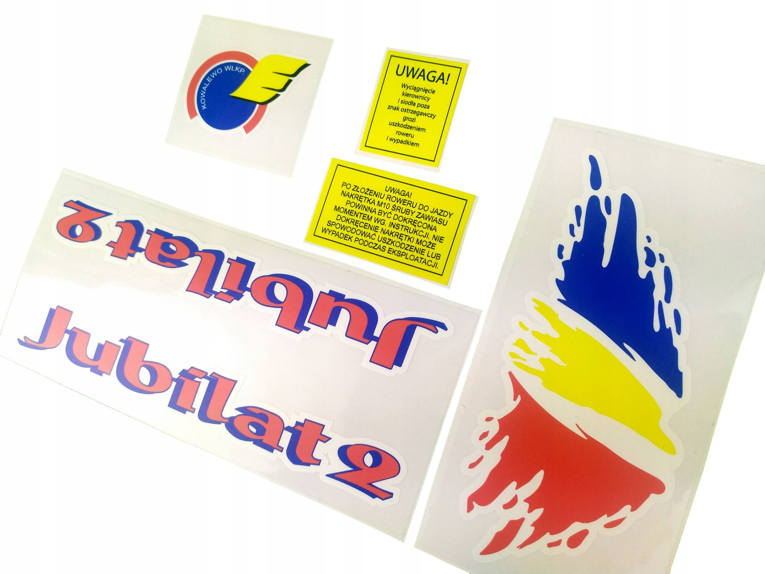 Naklejka Romet Jubilat 2 wersja 2 Kolor dominujący wielokolorowy