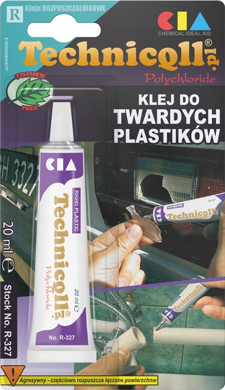 

Klej do twardych plastików, uchwytów reflektorów