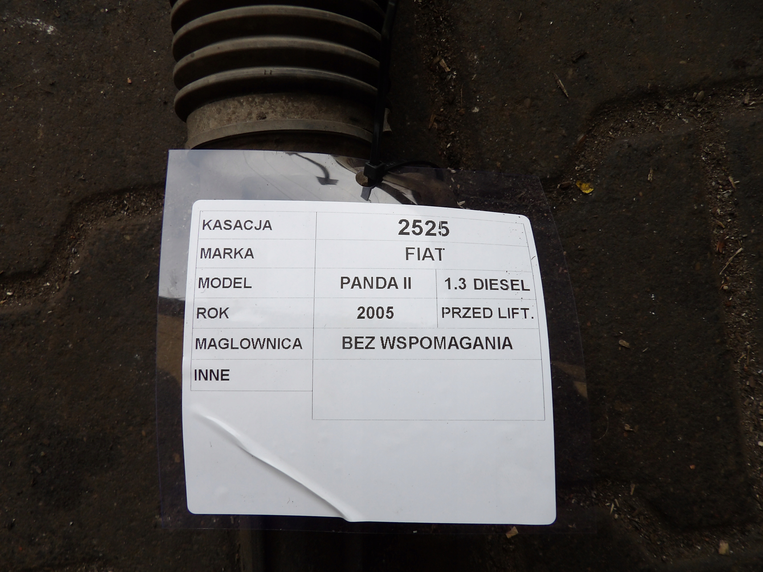 Fiat Panda II control 1.3D