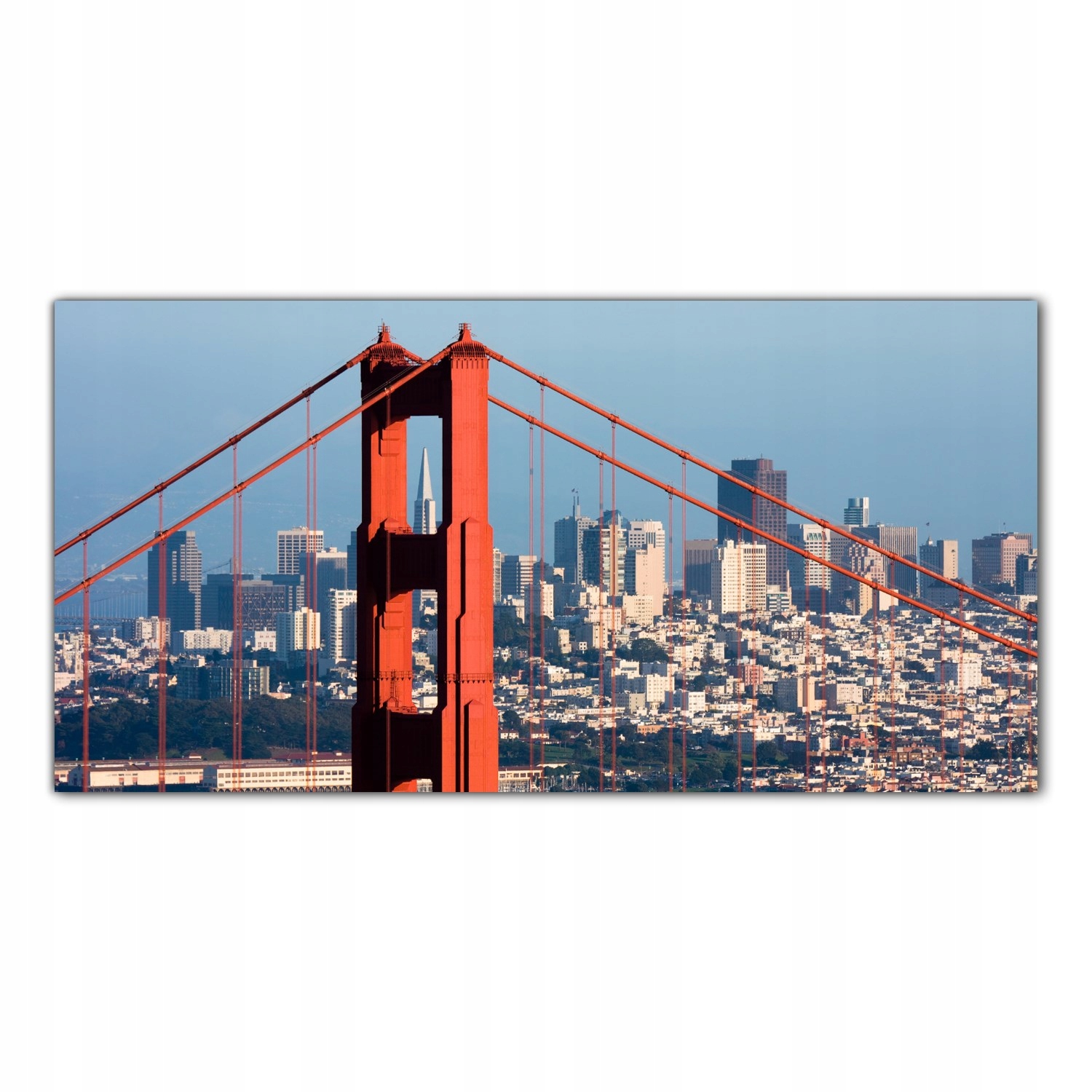 

Hartowany Obraz Szklany Golden Gate Most 100x50