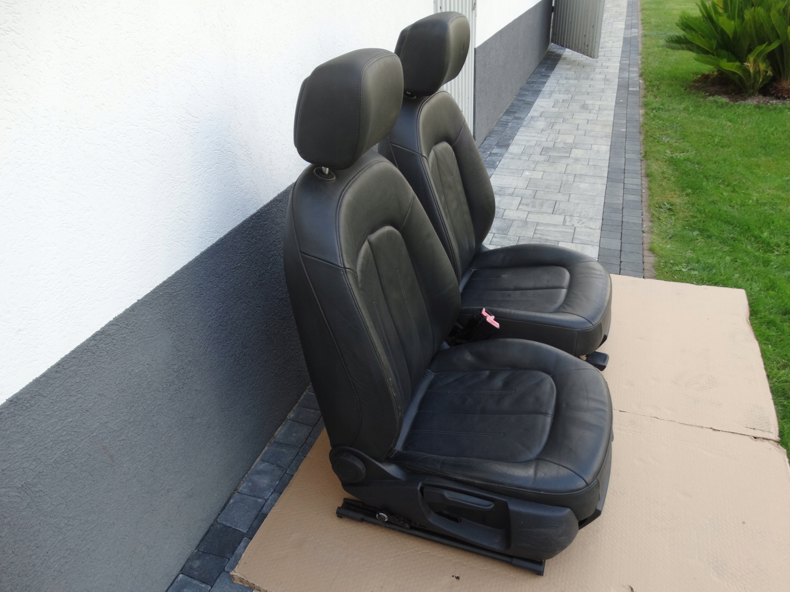 AUDI A6 C7 KOMBI AVANT 11-18 Sitze schwarze Leder KOMPLET