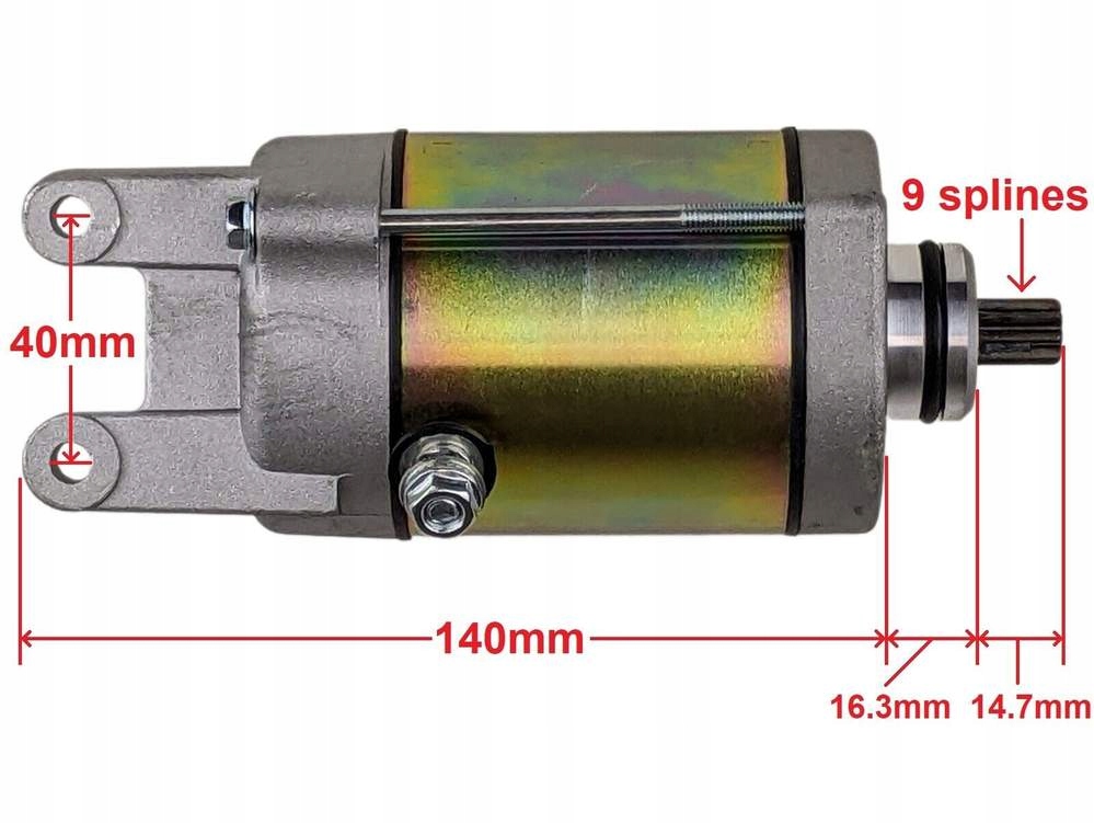 Rozrusznik Arctic cat 300 3304-274 Kymco Mxu 300 Can-am DS250 19599N Numer katalogowy części 19599N-X