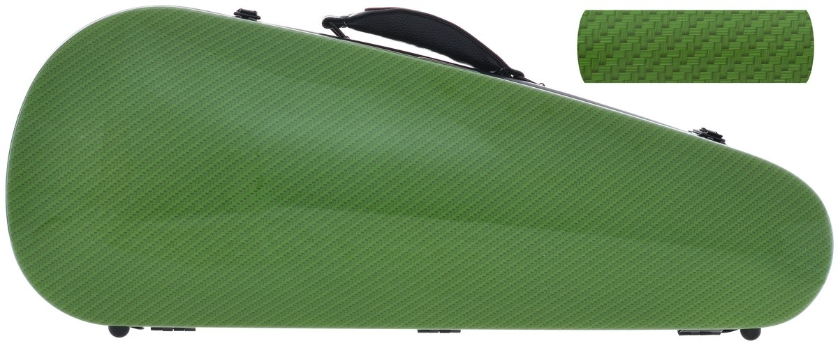 Kompozitní houslové pouzdro pro housle 4/4 SlimFlight M-case Zelená Spec