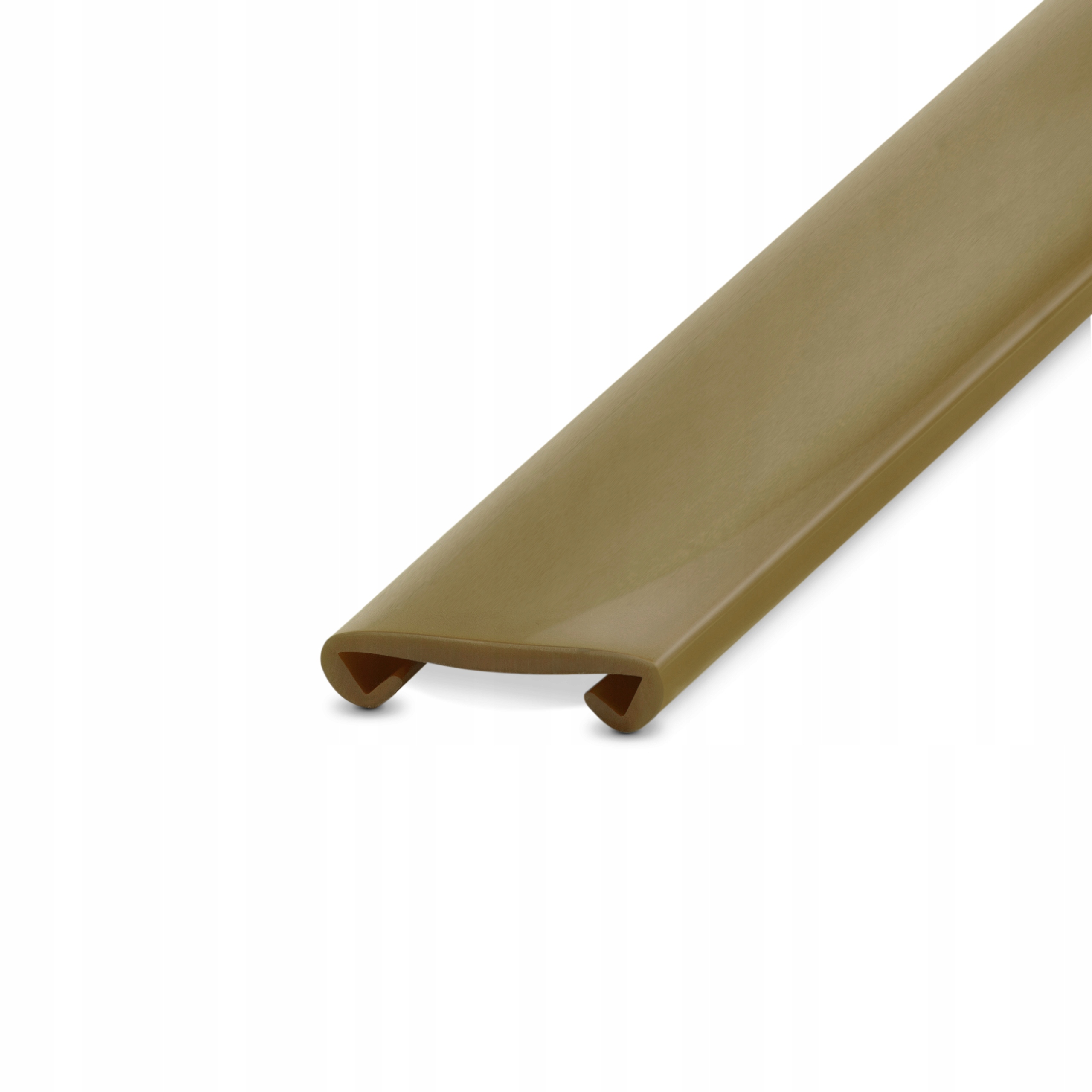 Zábradliová lišta Zábradlie Uchytka Pvc 40x8 mm Zlatá 10 m