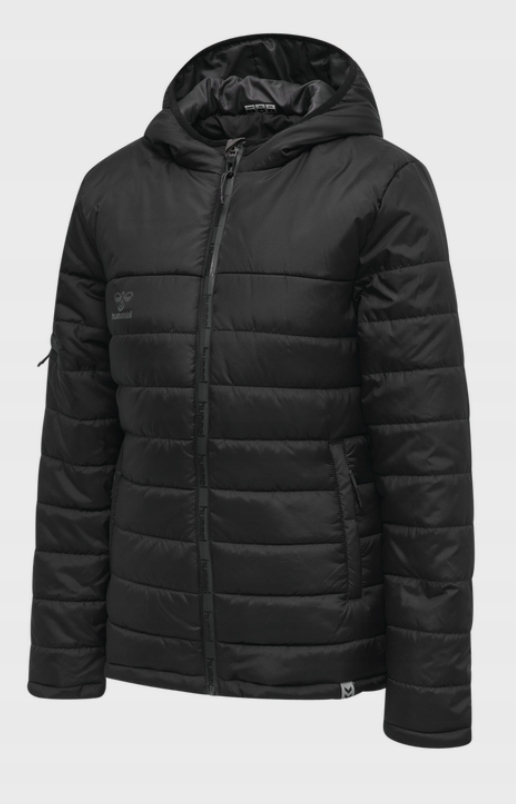 Hummel Kurtka Czarna Damska Pikowana Kaptur M Puc